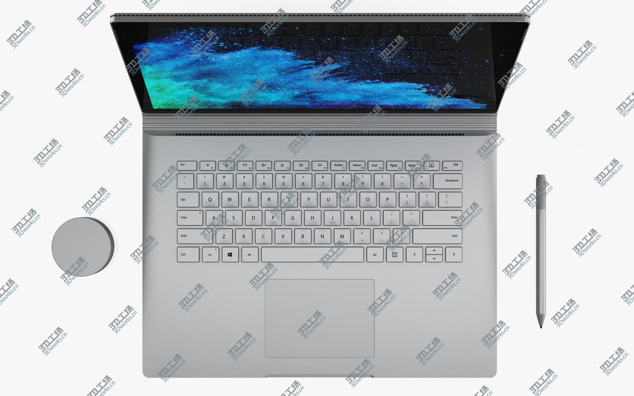images/goods_img/2021040232/Microsoft Surface Book 2 15 inch 3D model/3.jpg